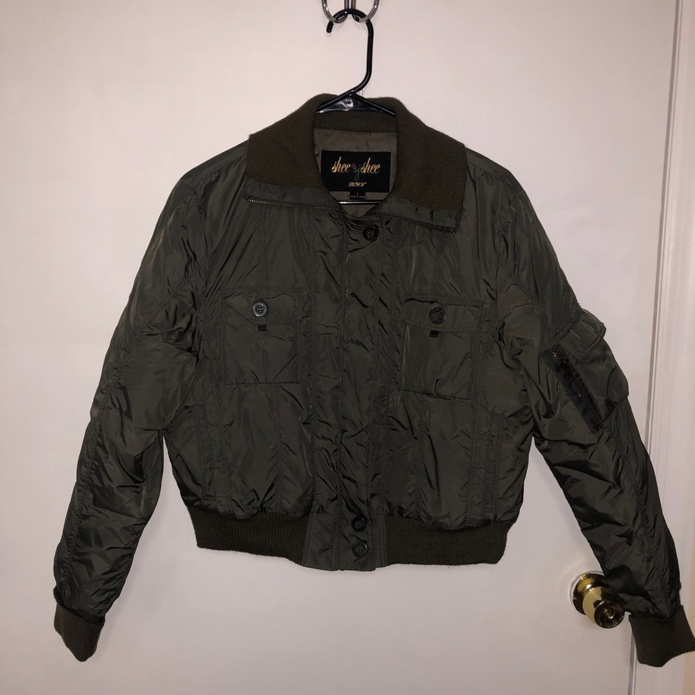 Army green flight Jacket